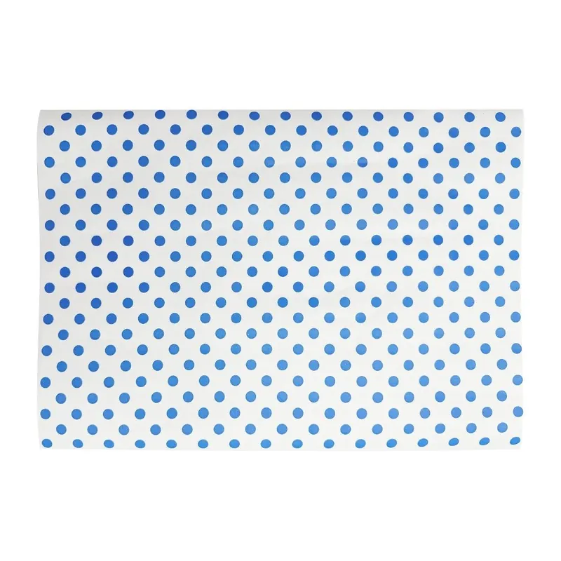 Fiesta Composteerbare Burgerwikkels Blauw Stip 250x350mm (200 stuks) Finale Uitverkoop