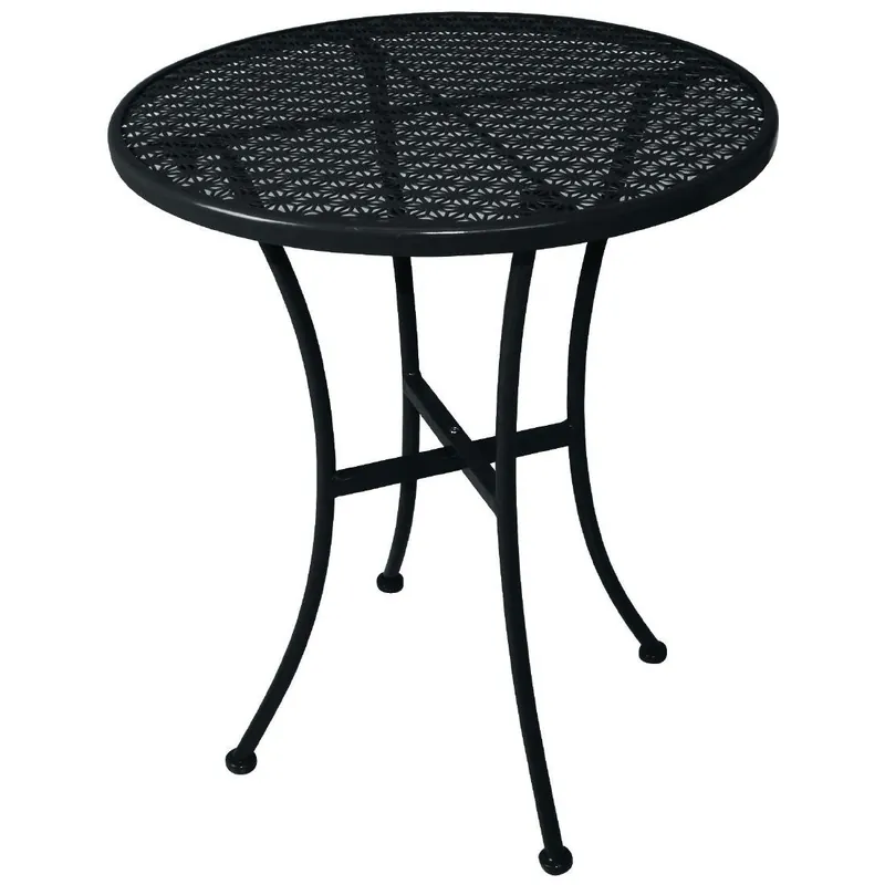Bolero ronde stalen bistrotafel zwart 60cm (15 stuks) Weekendaanbieding