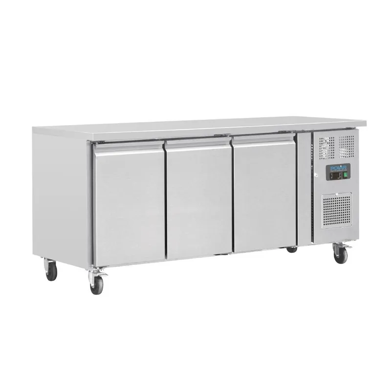 Polar U-Series Driedubbele Deur Aanrecht Koelkast 417Ltr Koop Online