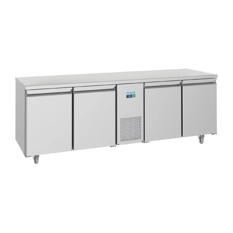 Polar U-Serie Energiezuinige 4-deurs Tafel Koelkast 632Ltr Superprijs