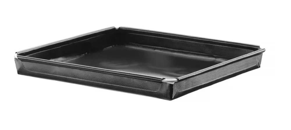 Beperkt Aanbod Ovenschaal voor Speedovens - non-stick coating - versterkt - Zwart - 290x290x(H)20mm - Vierkant