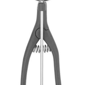 Premium Portioneerlepel voor linkshandigen - Stöckel - 1/40 - Zwart - Ø45x(H)mm