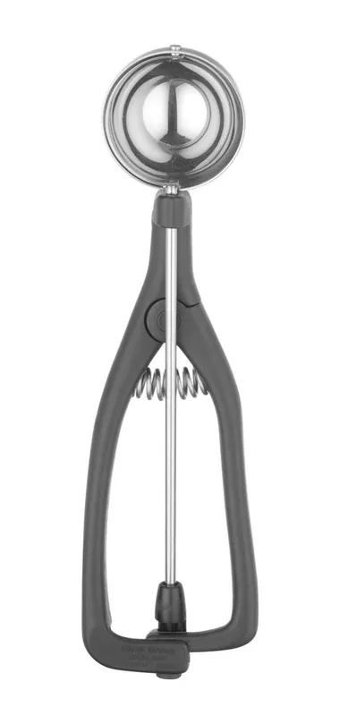Premium Portioneerlepel voor linkshandigen - Stöckel - 1/40 - Zwart - Ø45x(H)mm