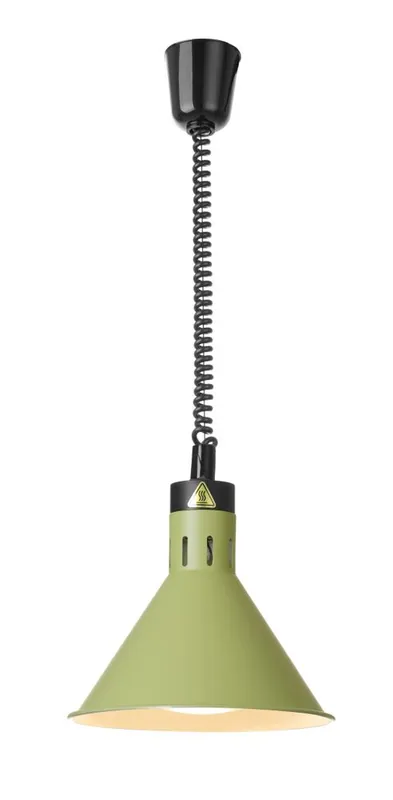 Flitsaanbieding Verstelbare warmtelamp conisch - Groen - 230V/250W - Ø275x(H)250mm