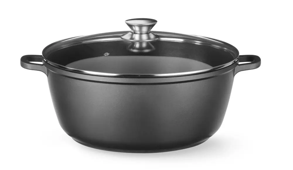 Braadpan met antiaanbaklaag - 7L - Zwart - 367x290x(H)122mm Veilige Betaling