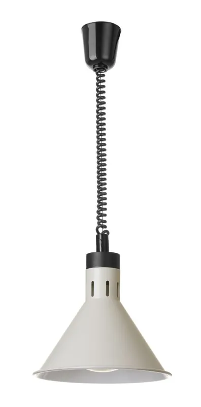 Betaalbaar Verstelbare warmtelamp conisch - Wit - 230V/250W - Ø275x(H)250mm