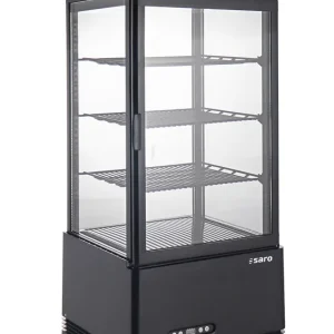 Exclusieve Aanbieding SARO Koelvitrine SC 80 AV, zwart