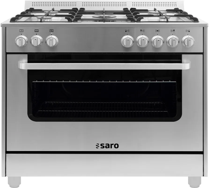 Tijdelijk Beschikbaar SARO Multifunct. Gasfornuis,electrische oven,TS95C61LX
