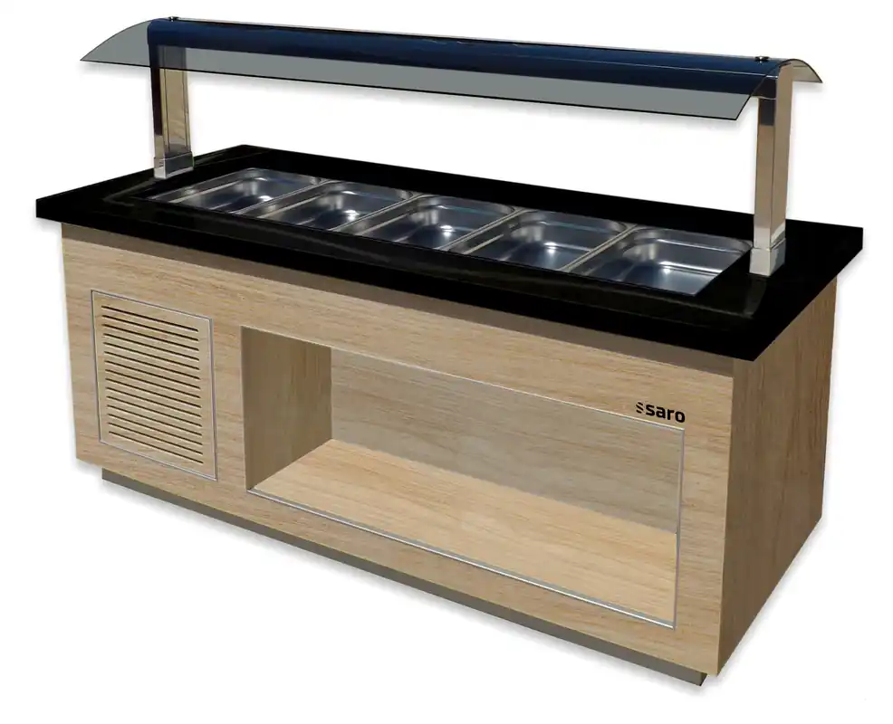 Rechtstreeks Van De Fabrikant SARO Warm buffet model PREMIUM LINE SB-H 200 OAK