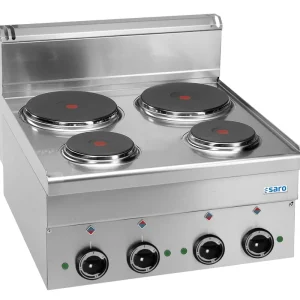 SARO Elektrisch fornuis 4 Velden,Tafelmodel 600Line,E46 Alleen Vandaag