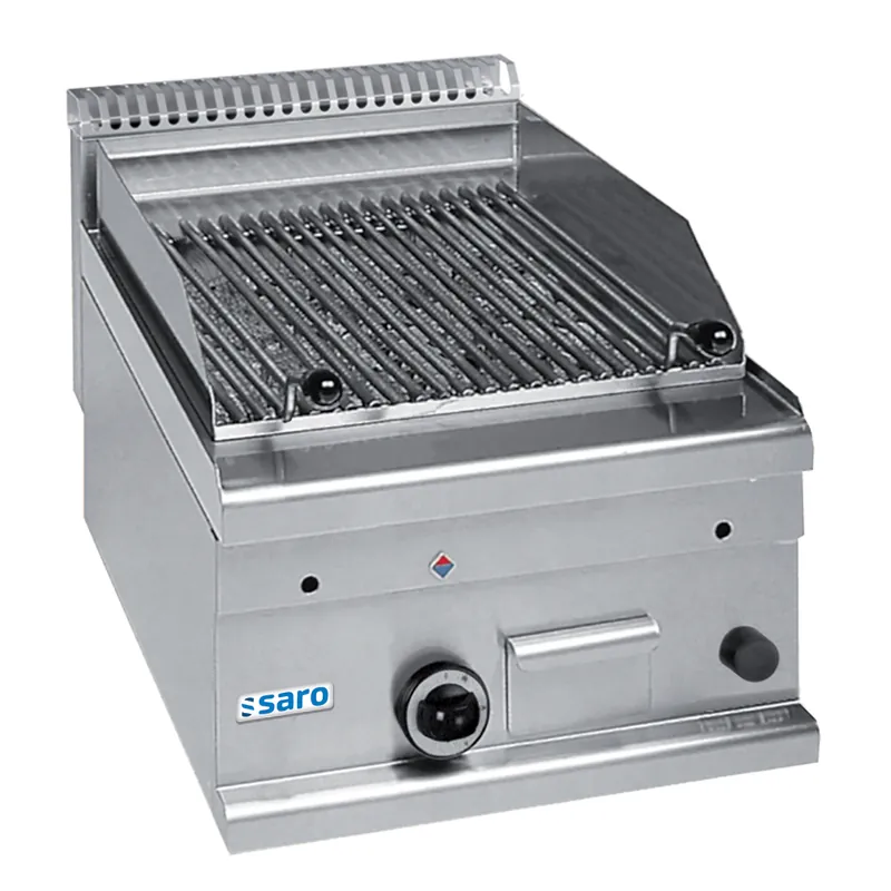 Gereduceerde Prijs SARO Lavasteengrill Tafelmodel 400x600 Model GPL46