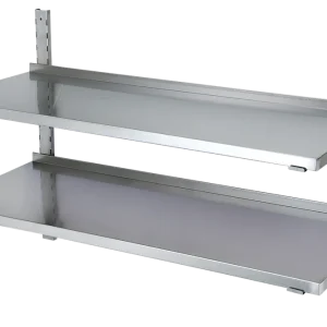 Betrouwbaar RVS Wandschap - Dubbel - 800x400x700mm