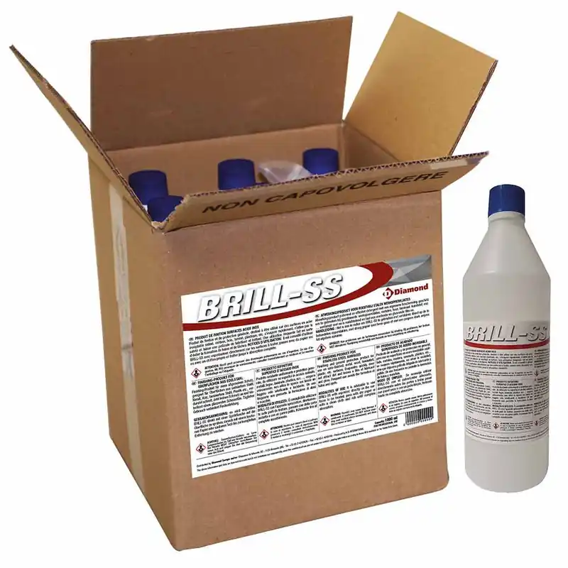 Nieuw Afwerkingsmiddel voor RVS oppervlaktes - 1 FL. x 1 KG