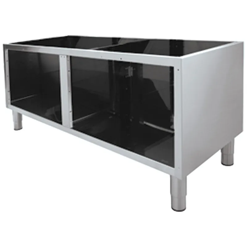 Beperkt Aanbod Open onderstel in roestvrij staal AISI 304