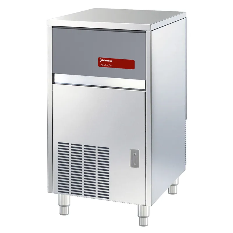Volle ijsblokjesmachine 47 kg, met reserve - WATER Snelle Levering