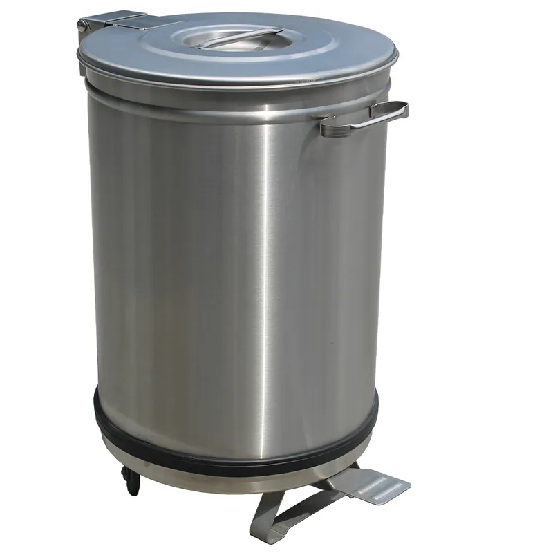 Koopje Vuilnisbak, deksel met pedaalbediening - 95 liter