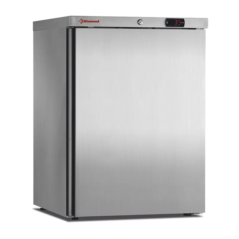 Premium Geventileerde koelkast, 150 liter. R.V.S.
