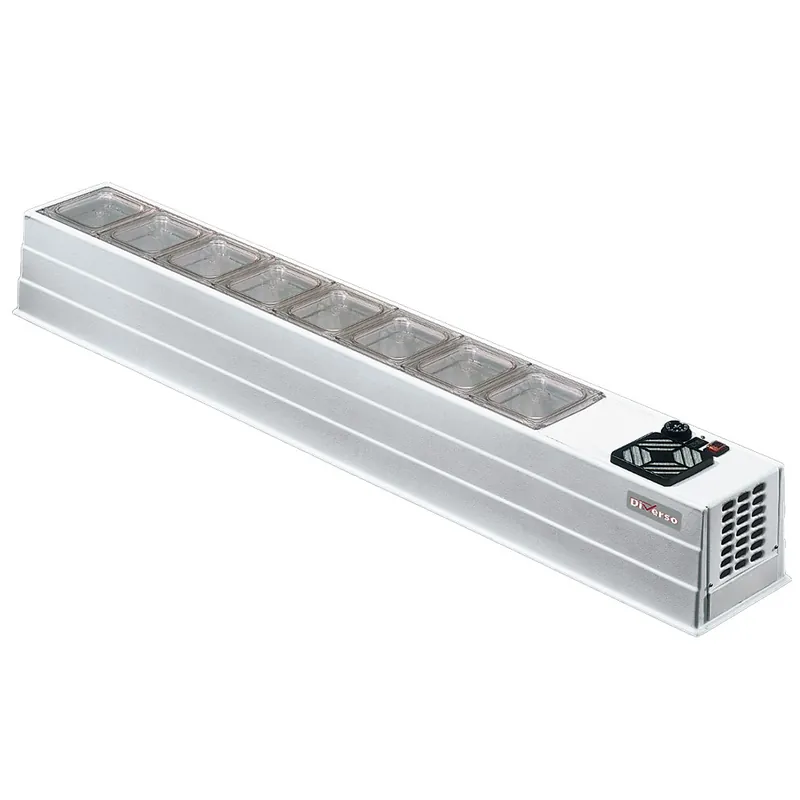 Tijdelijk Beschikbaar Gekoelde struktuur 8x GN 1/6 h150 mm