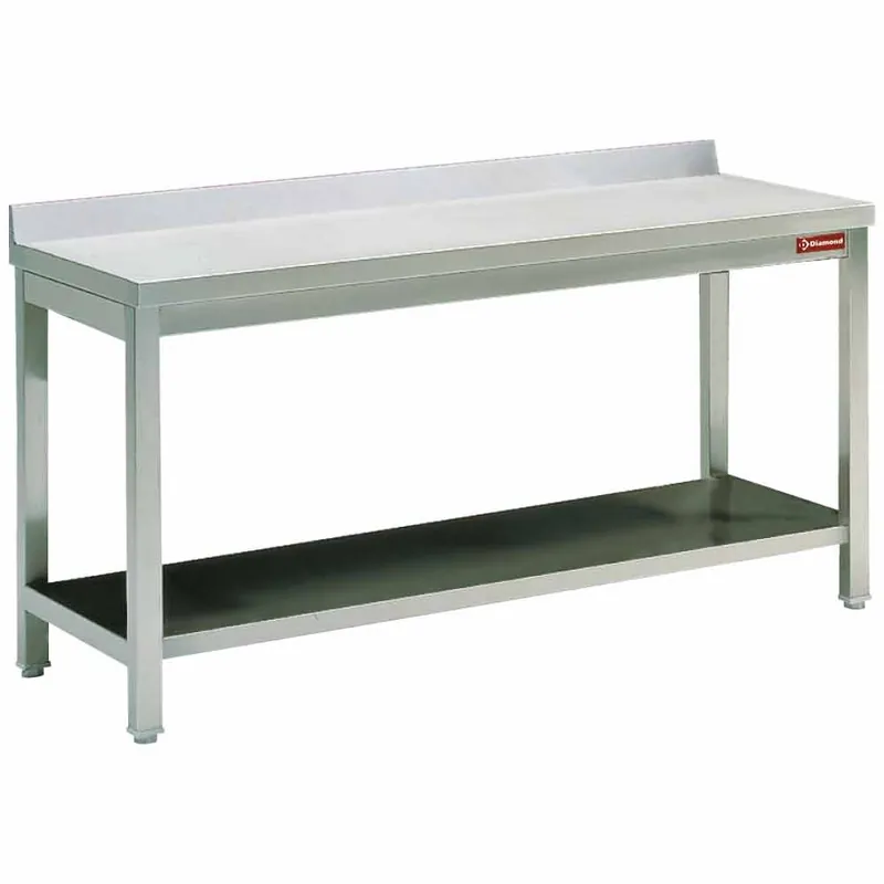Werktafel met onderblad + achterrand Express Levering