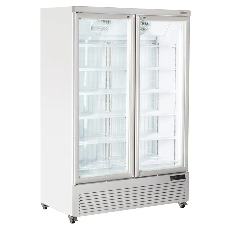 Direct Verzonden Verticale vrieskastvitrine, 1084 liter - WIT