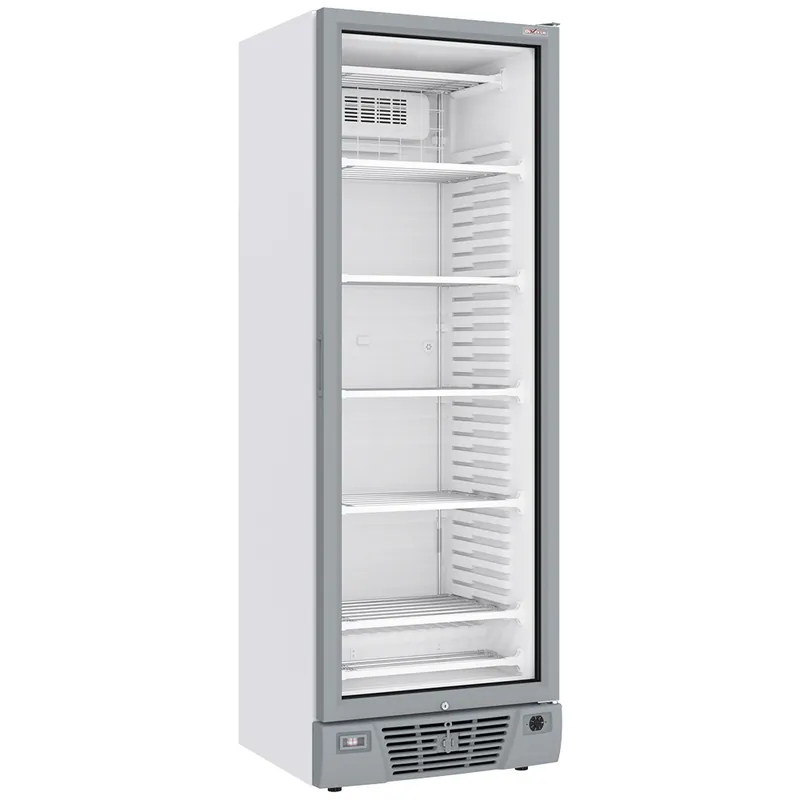 Hete Deal Negatieve geventileerde vitrine 382 liter - 5 vaste niveaus - WIT