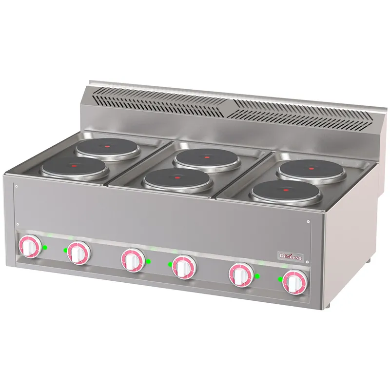 Elektrisch kookfornuis 6 platen, -Top- Bestseller