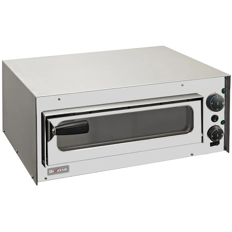 Pizza oven 350 mm, met glazen deurtje Exclusieve Aanbieding