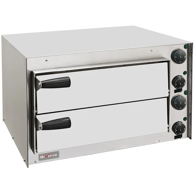 Pizza oven 350 mm, met dubbele kamer Laatste Versie