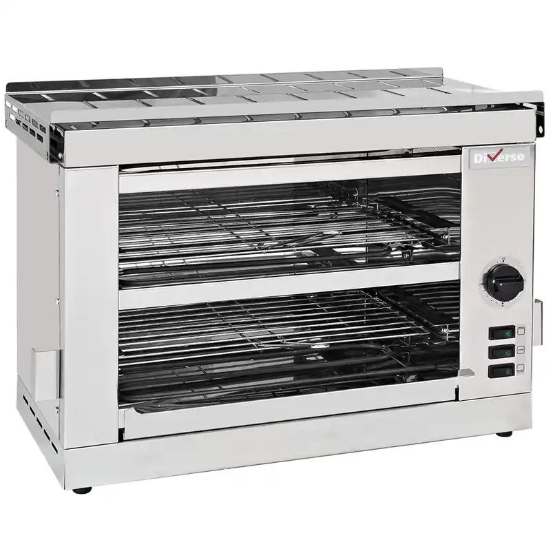 Gereduceerde Prijs Toaster-salamander 2 verdiepen, met timer