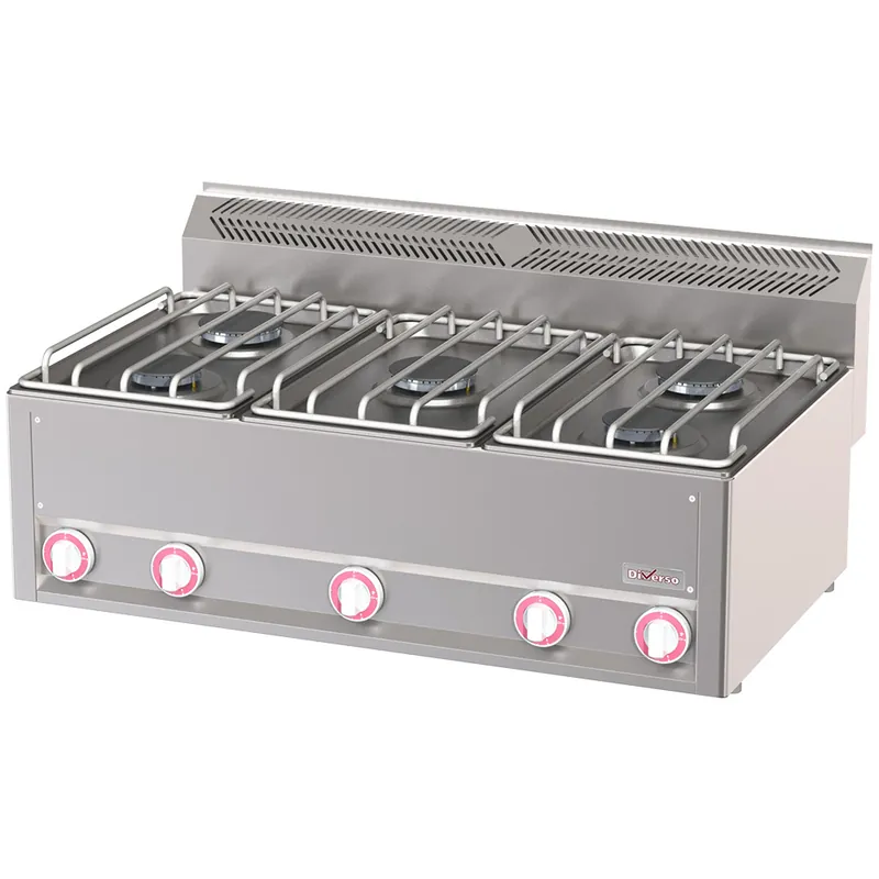 Laatste Versie Gasfornuis 5 branders, -Top-