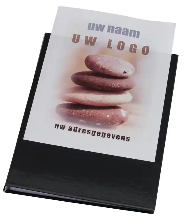 Beperkt Aanbod Showalbum Rillstab A4 20 tas zwart frontview