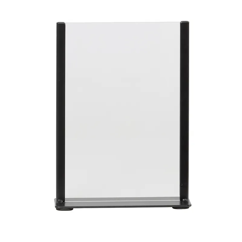 Op = Op Kaarthouder Europel zwart metaal met acrylic bord A5