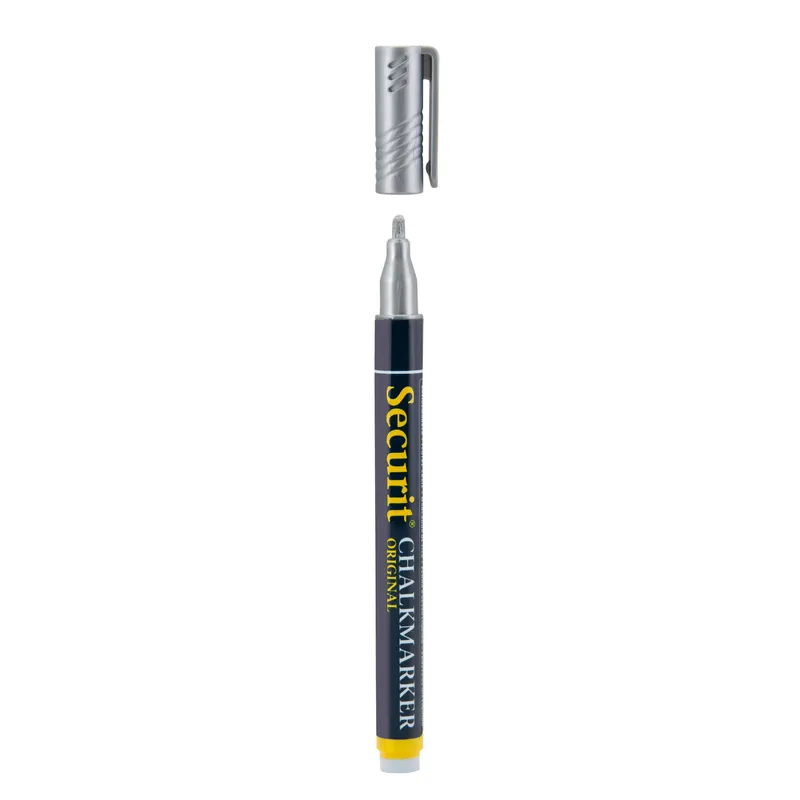 Rechtstreeks Van De Fabrikant Originele Krijtstift Met Ronde Punt In Zilver 1-2 mm