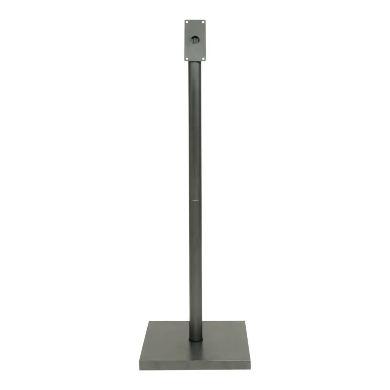 Actieprijs Grote Gecoate Stalen Paal En Voet Set 135 cm