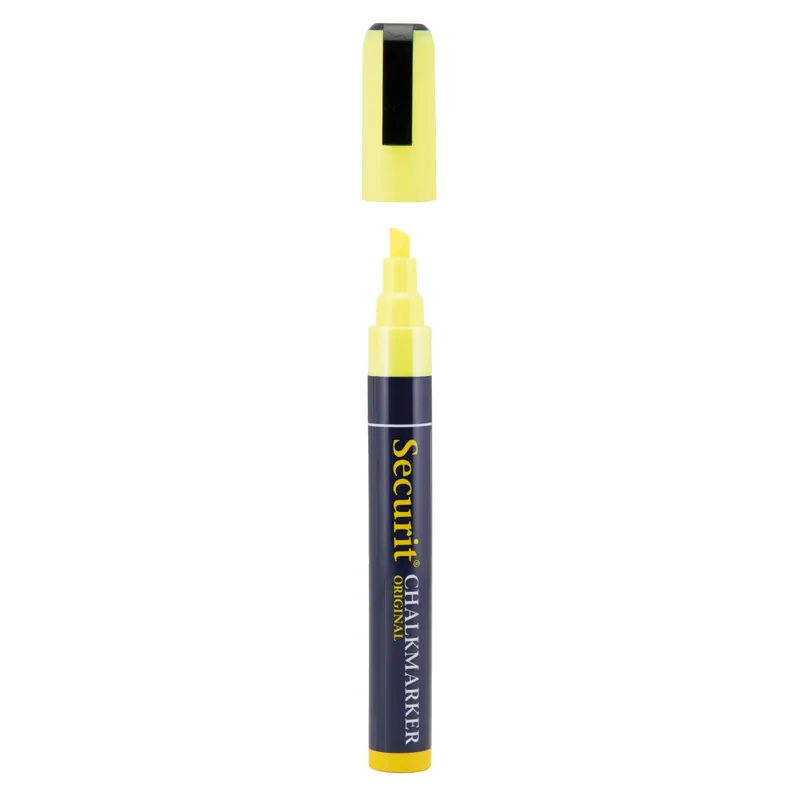 Actieprijs Originele Krijtstift Met Gebeitelde Punt In Geel 2-6 mm
