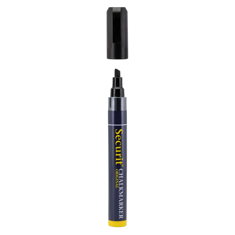 Originele Krijtstift Met Gebeitelde Punt In Zwart 2-6 mm Meest Verkocht