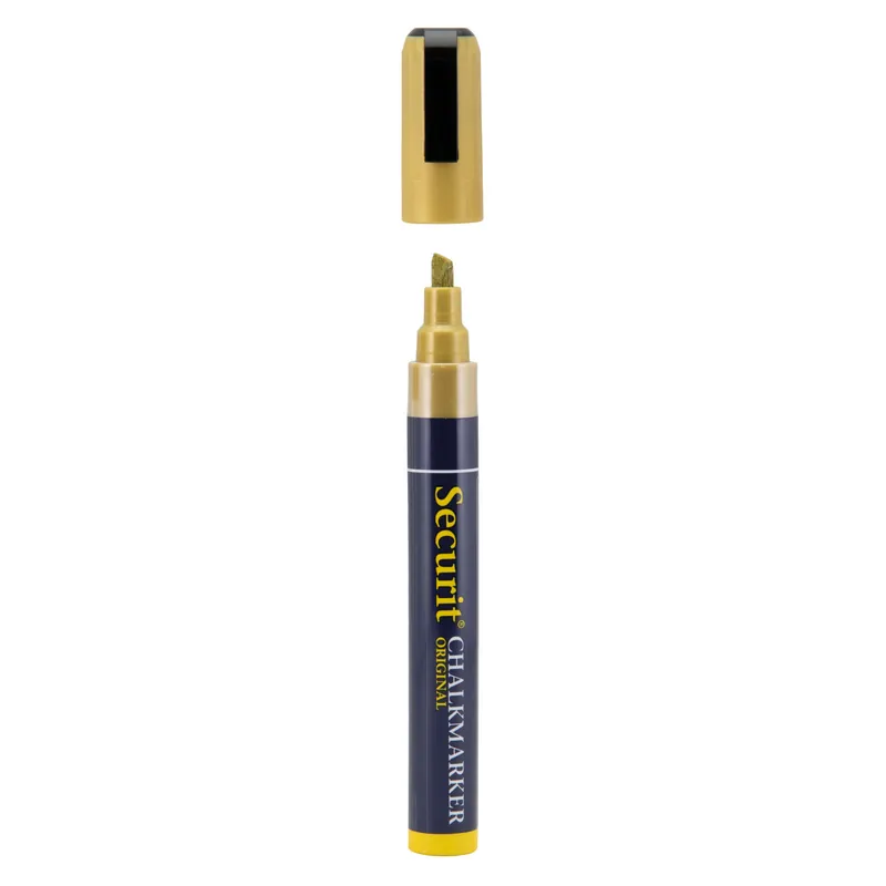 Originele Krijtstift Met Gebeitelde Punt In Goud 2-6 mm Premium
