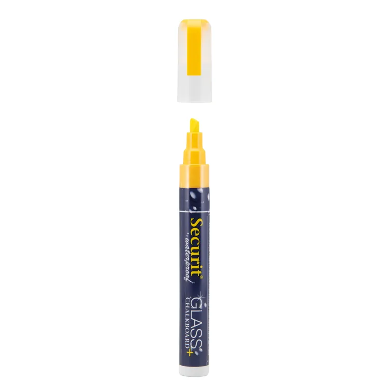 Watervaste Krijtstift, Gebeitelde Punt In Geel 2-6 mm Bestseller
