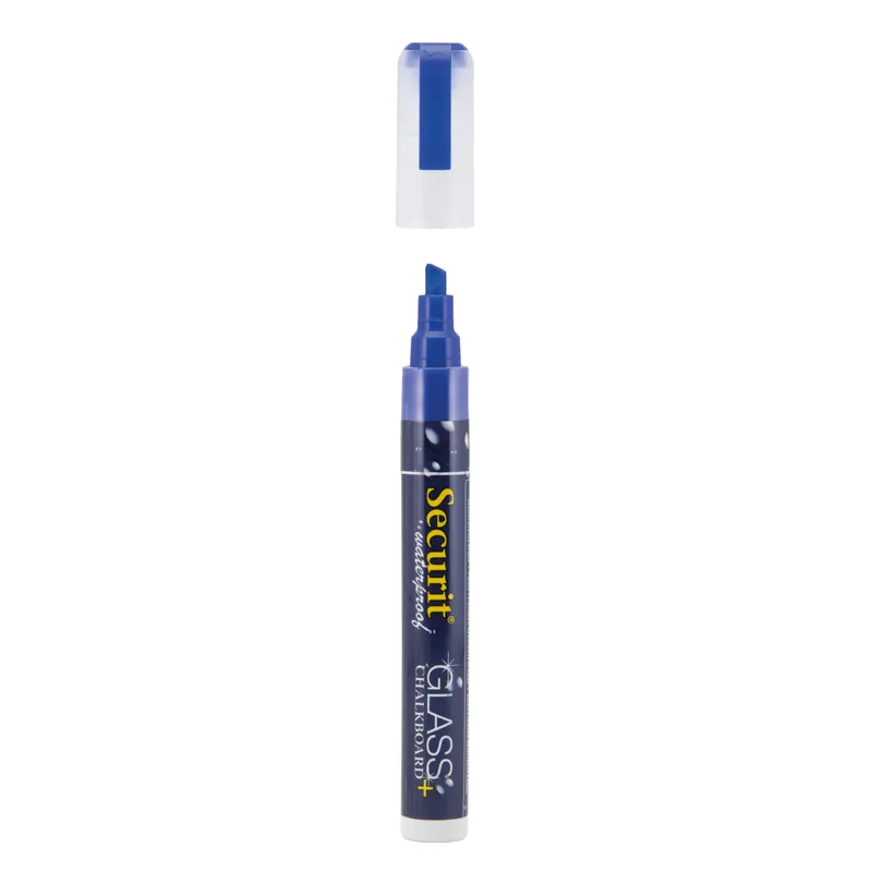 Alleen Vandaag Watervaste Krijtstift, Gebeitelde Punt In Blauw 2-6 mm