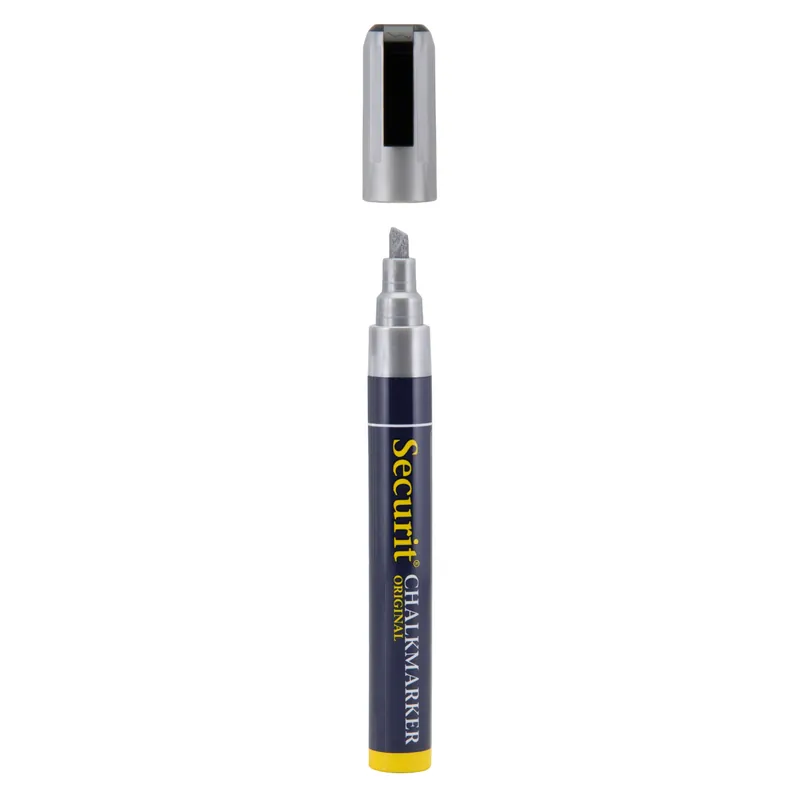 Originele Krijtstift Met Gebeitelde Punt In Zilver 2-6 mm Fabrieksprijs