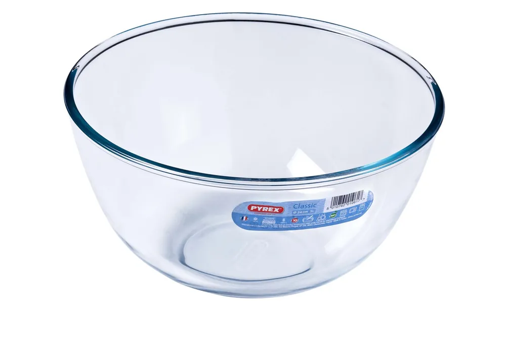 Beslagkom Classic 24 cm 3 Liter Borosilicaat Meest Verkocht