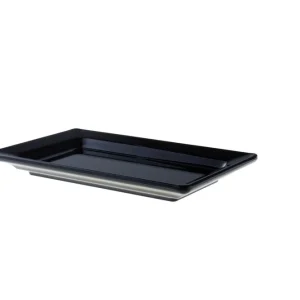Gastronormschaal 1/4 Melamine 26.5 x 16 cm Melamine Zwart Weekendaanbieding