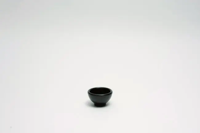 Schaal Melamine 6 cm 4 cl Zwart Melamine Tijdelijk Beschikbaar