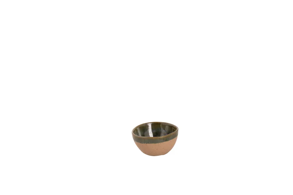 Schaal Wisteria 7.5 cm Beige Groen Stoneware Beperkt Aanbod