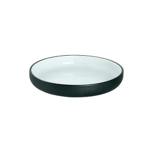 Bord diep Cosmic 20 cm Wit Zwart Porselein Direct Beschikbaar