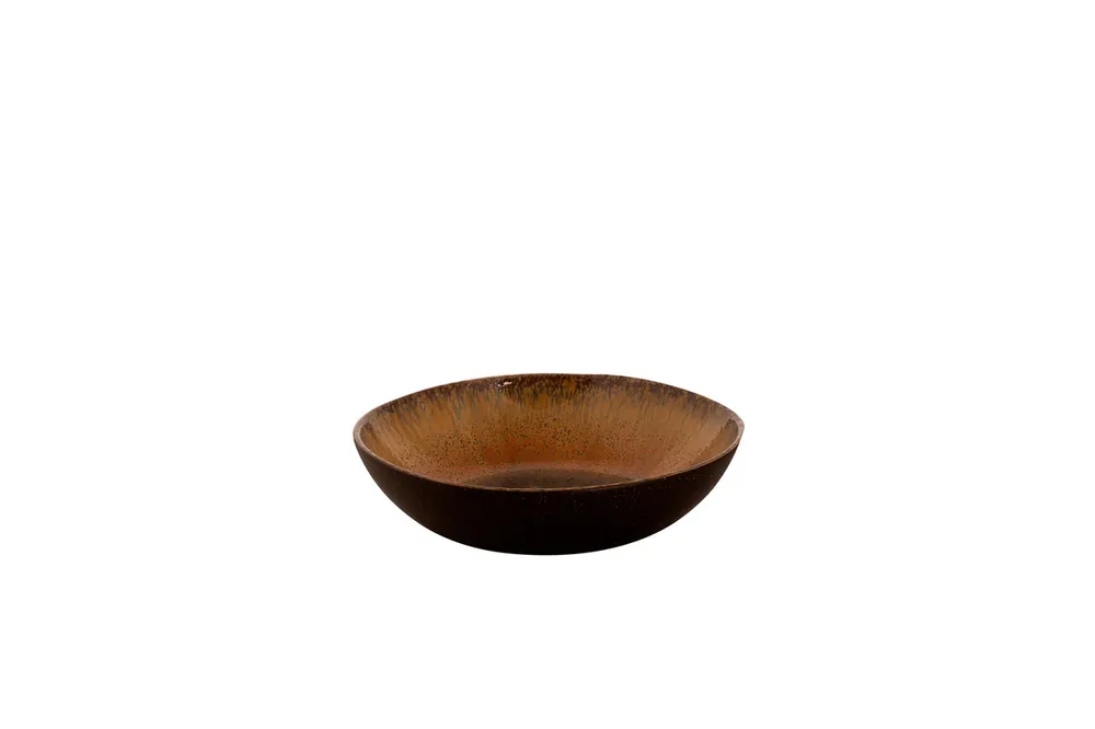 Gratis Retour Bord diep Cecil 21 cm Bruin Stoneware