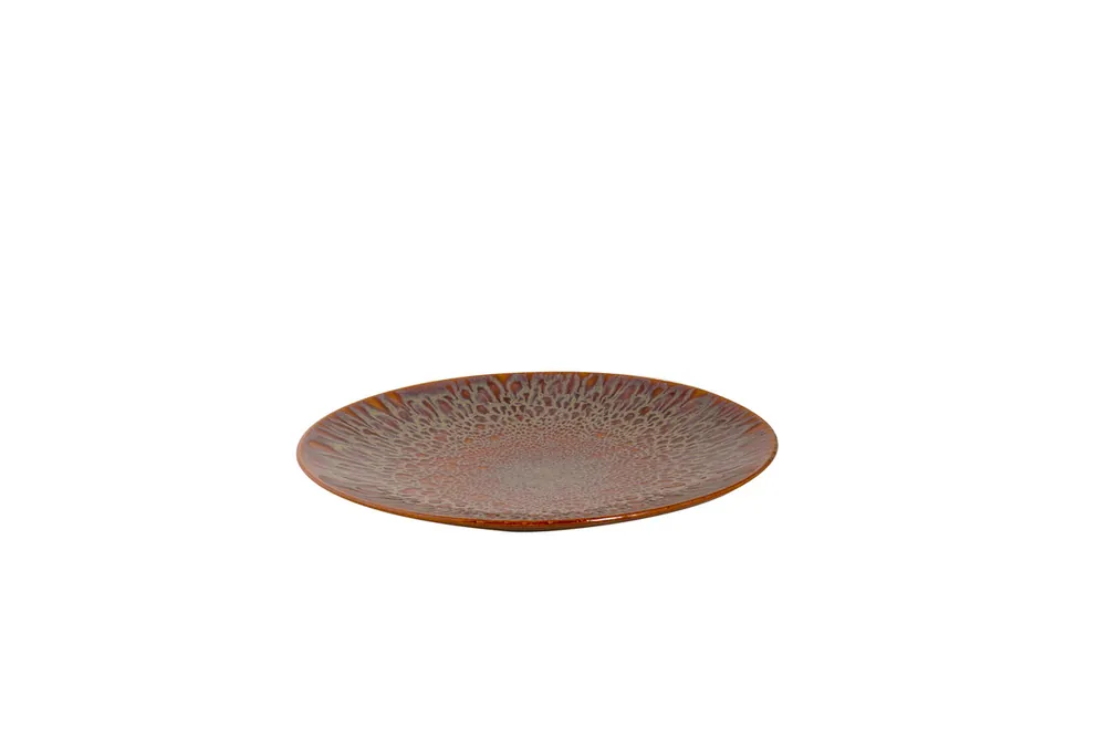 Finale Uitverkoop Bord coupe Magmatic 27 cm Bruin Stoneware