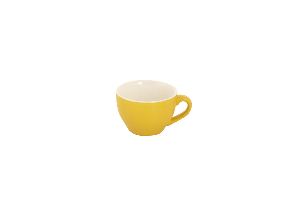 Cappuccinokop Mat Colors 18 cl Geel Porselein Aanbieding