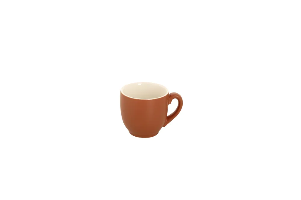 Koffiekop Mat Colors 14 cl Bruin Porselein Aanbieding