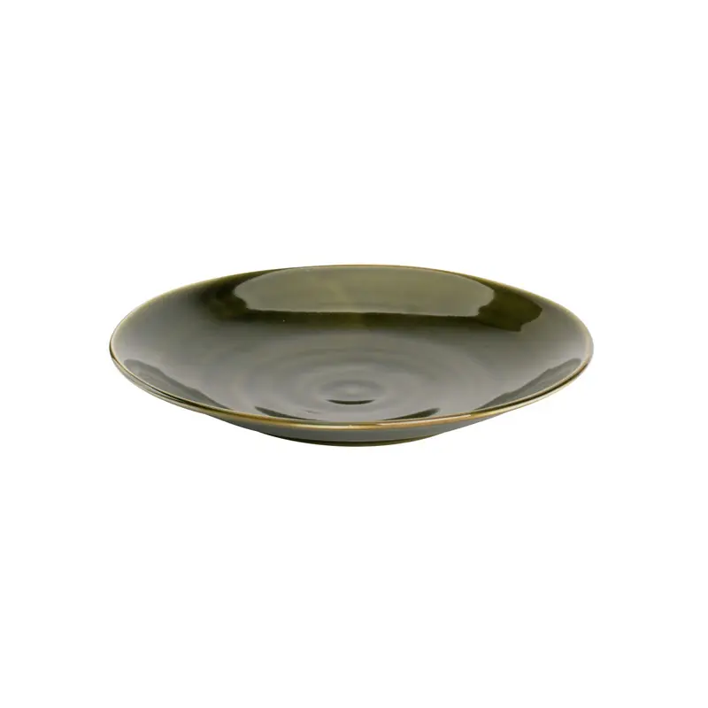 Snelle Levering Bord Midori 25.5 cm Groen Porselein